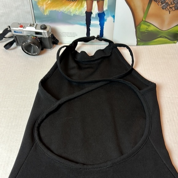 Enough about me body con black dress with open back - Picture 8 of 10